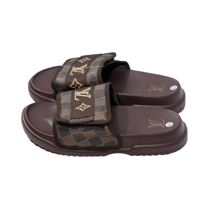 🟤 Louis Vuitton Damier Comfort Slides – Luxury Monogram Edition - MASTERPIECE