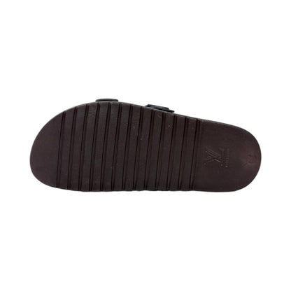 🤎 Louis Vuitton Damier Double-Buckle Slides – Luxury Comfort Redefined - MASTERPIECE