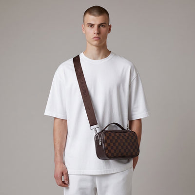 Louis Vuitton Damier Ebene Utility Crossbody Bag – Brown - MASTERPIECE