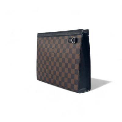 Louis Vuitton Damier Graphite Sticker Patch Pochette — Grey - MASTERPIECE