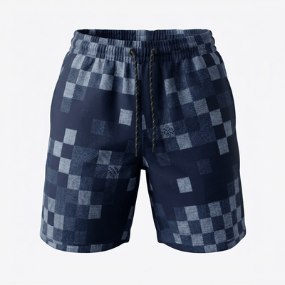 Louis Vuitton Damier Navy Swim Shorts 💙🌊 - MASTERPIECE