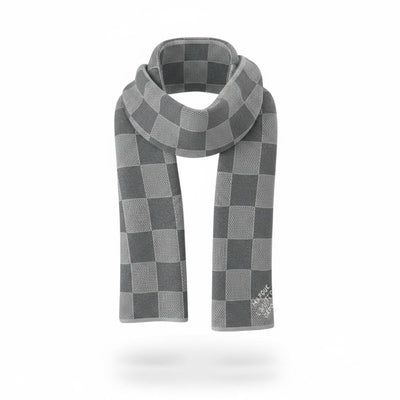 Louis Vuitton Damier Scarf – Grey Iconic Luxury 🩶🧣 - MASTERPIECE