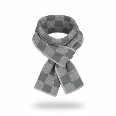 Louis Vuitton Damier Scarf – Grey Iconic Luxury 🩶🧣 - MASTERPIECE