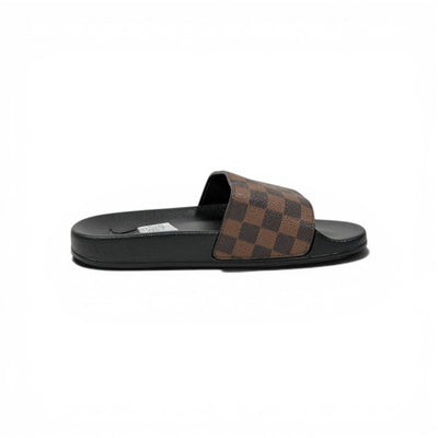 🤎🧩 Louis Vuitton Damier Slides – Brown Classic Edition - MASTERPIECE
