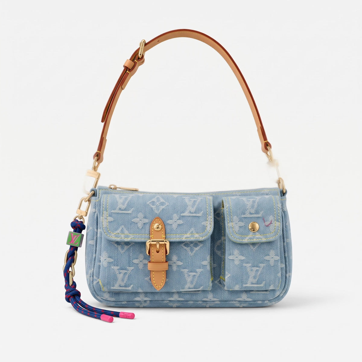 Louis Vuitton Denim Messenger – Light Blue 👜 - MASTERPIECE
