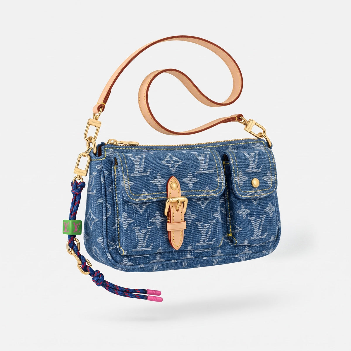 Louis Vuitton Denim Mini Bag – Blue Monogram 👜 - MASTERPIECE