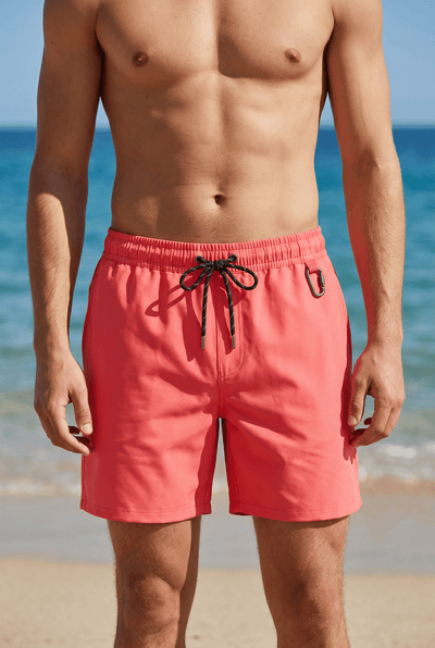 Louis Vuitton Essential Swim Shorts – Coral Red 🌺🌊 - MASTERPIECE