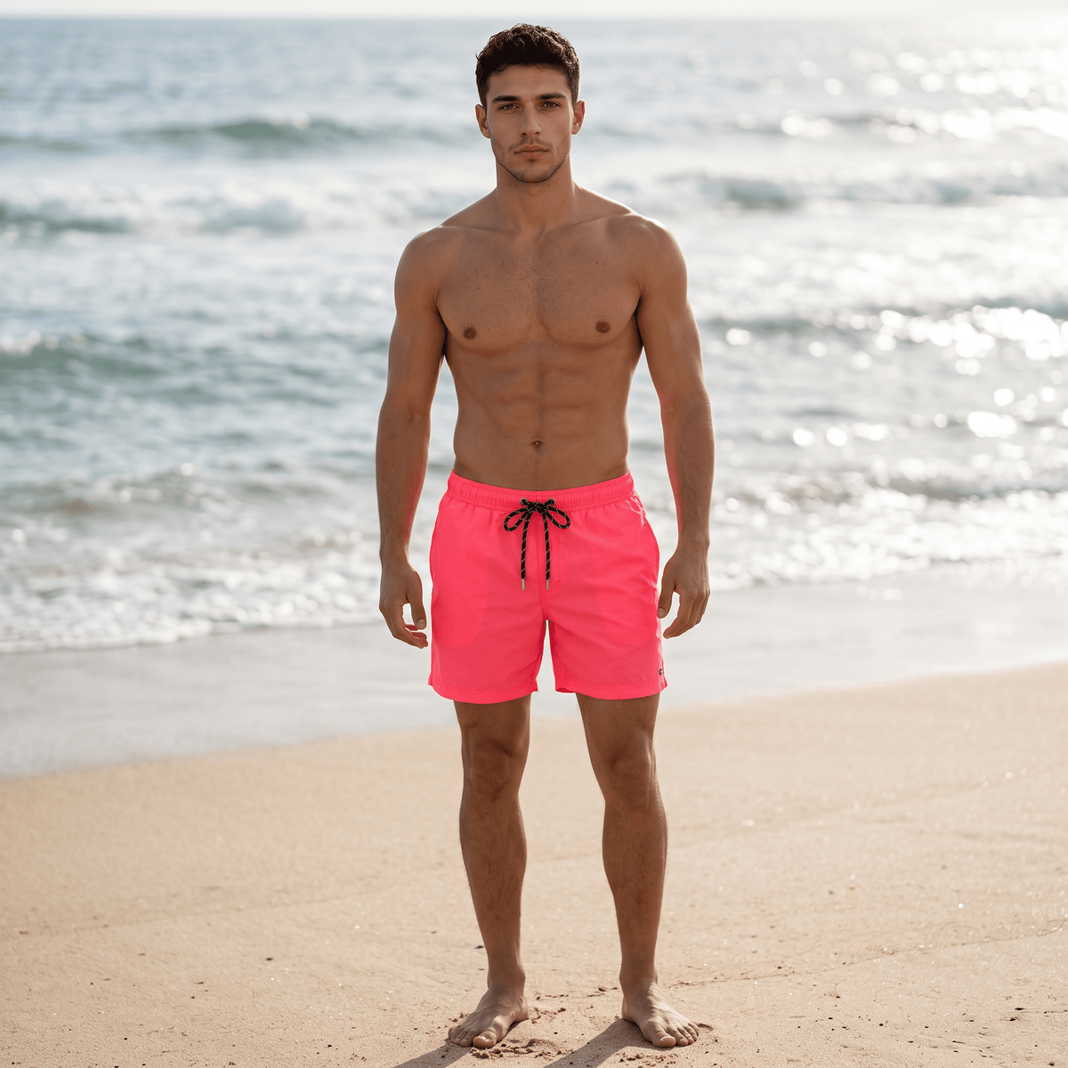 Louis Vuitton Essential Swim Shorts – Coral Red 🌺🌊 - MASTERPIECE