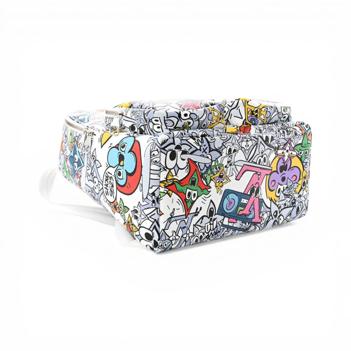 Louis Vuitton Graffiti Cartoon Backpack 🎒🌈✨ - MASTERPIECE