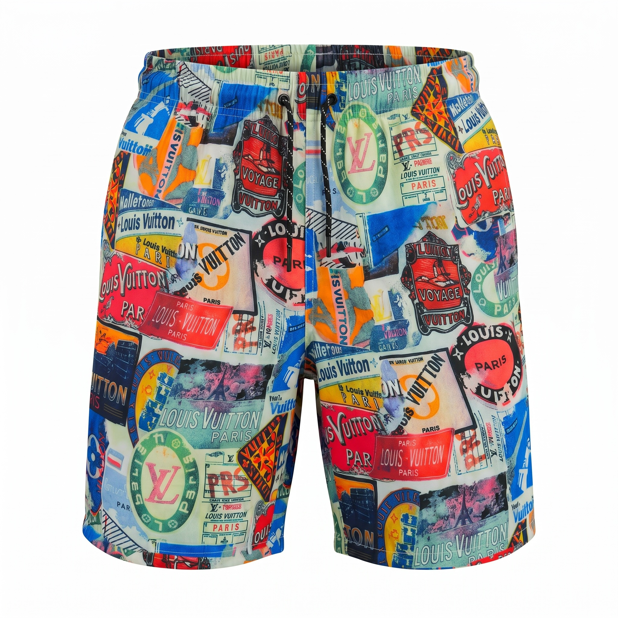 Louis Vuitton Graphic Print Swim Shorts 🌊🎨 - MASTERPIECE
