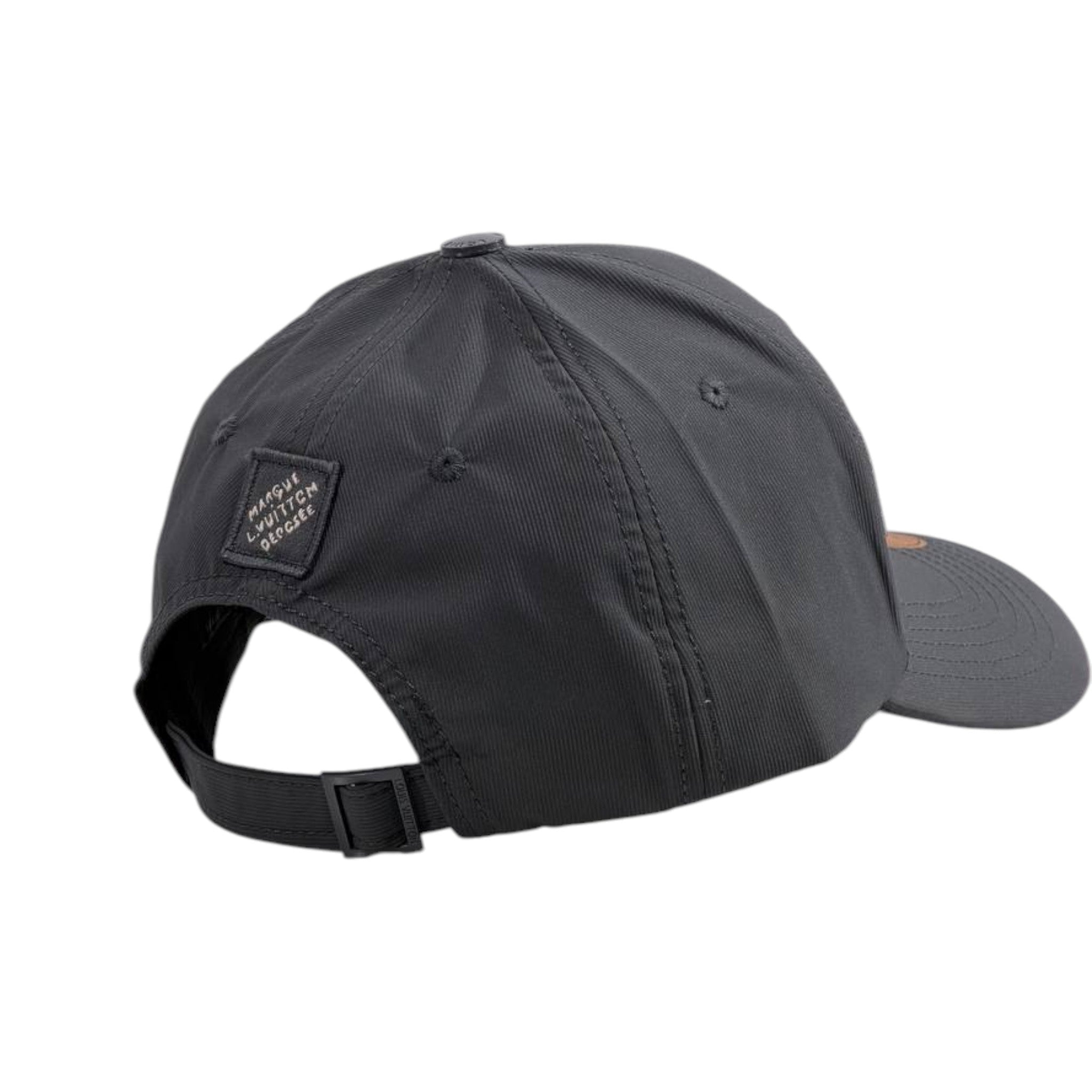 Louis Vuitton Grey Signature Cap – Embroidered Script Edition 🩶🧢 - MASTERPIECE