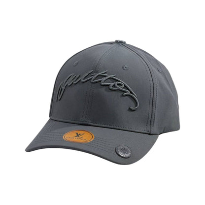 Louis Vuitton Grey Signature Cap – Embroidered Script Edition 🩶🧢 - MASTERPIECE