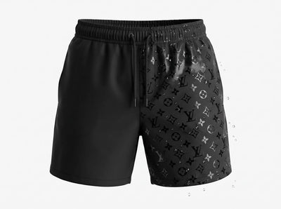 Louis Vuitton Hydro-Reveal Swim Shorts 🌊🖤✨ - MASTERPIECE