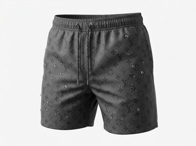 Louis Vuitton Hydro-Reveal Swim Shorts 🌊🖤✨ - MASTERPIECE