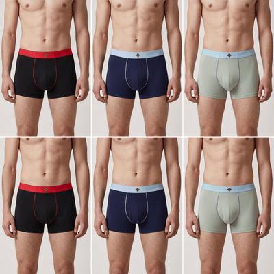 Louis Vuitton Inspired Premium Boxer Briefs 3-Pack – Luxury Comfort Collection 🩲✨ - MASTERPIECE