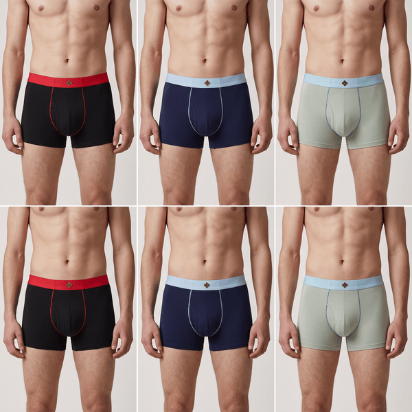 Louis Vuitton Inspired Premium Boxer Briefs 3-Pack – Luxury Comfort Collection 🩲✨