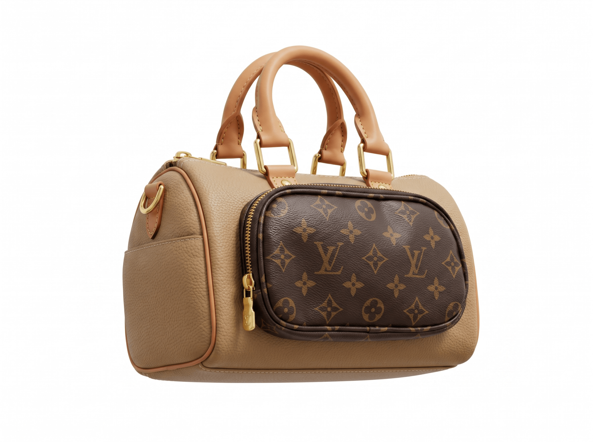 👜✨ Louis Vuitton Keepall Bandoulière 25 – Beige Monogram 🤎 - MASTERPIECE