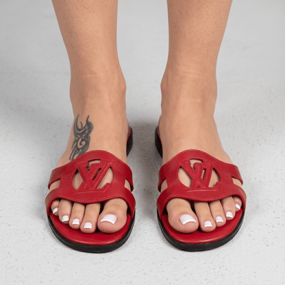 Louis Vuitton LV Cut-Out Flat Sandals ❤️✨ - MASTERPIECE