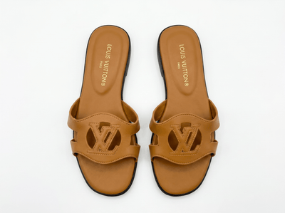 Louis Vuitton LV Oran Inspired Flat Sandals 🤎✨ - MASTERPIECE