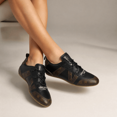 Louis Vuitton Monogram Black Retro Sneakers 🖤✨ - MASTERPIECE