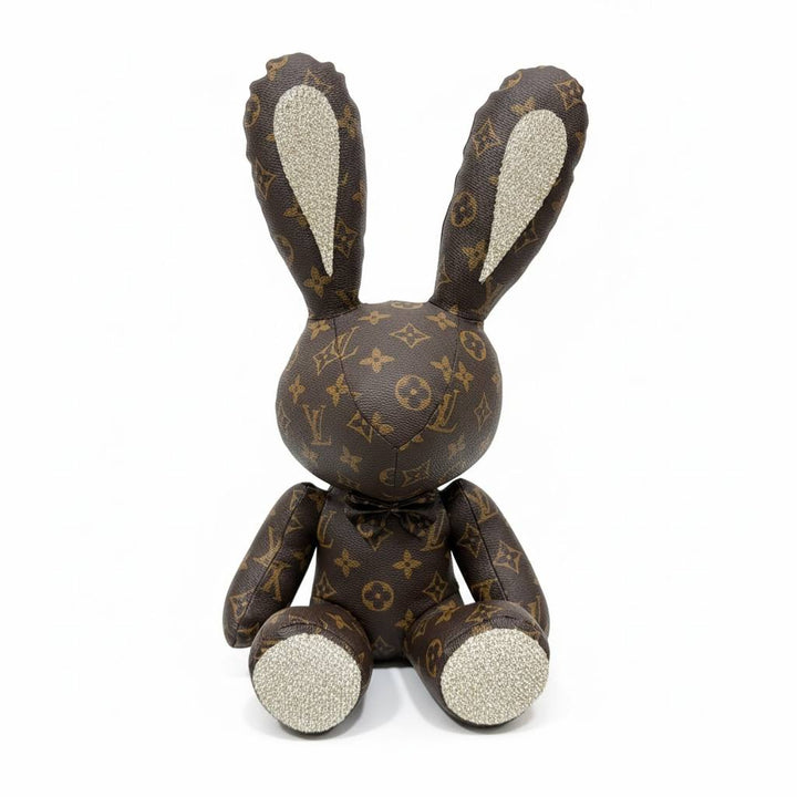 Louis Vuitton Monogram Bunny Figure — Designer Decorative Collectible