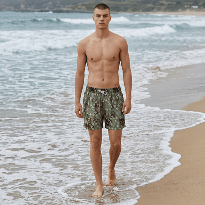 🌴 Louis Vuitton Monogram Camo Swim Shorts ✨ - MASTERPIECE