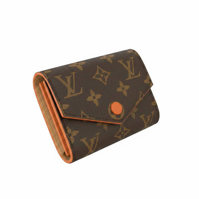 Louis Vuitton Monogram Chain Wallet – Luxury Mini Crossbody Bag Brown & Orange ✨👜 - MASTERPIECE
