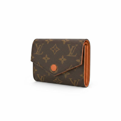 Louis Vuitton Monogram Chain Wallet – Luxury Mini Crossbody Bag Brown & Orange ✨👜 - MASTERPIECE