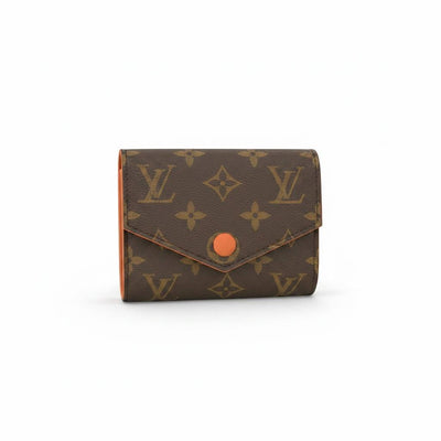 Louis Vuitton Monogram Chain Wallet – Luxury Mini Crossbody Bag Brown & Orange ✨👜 - MASTERPIECE
