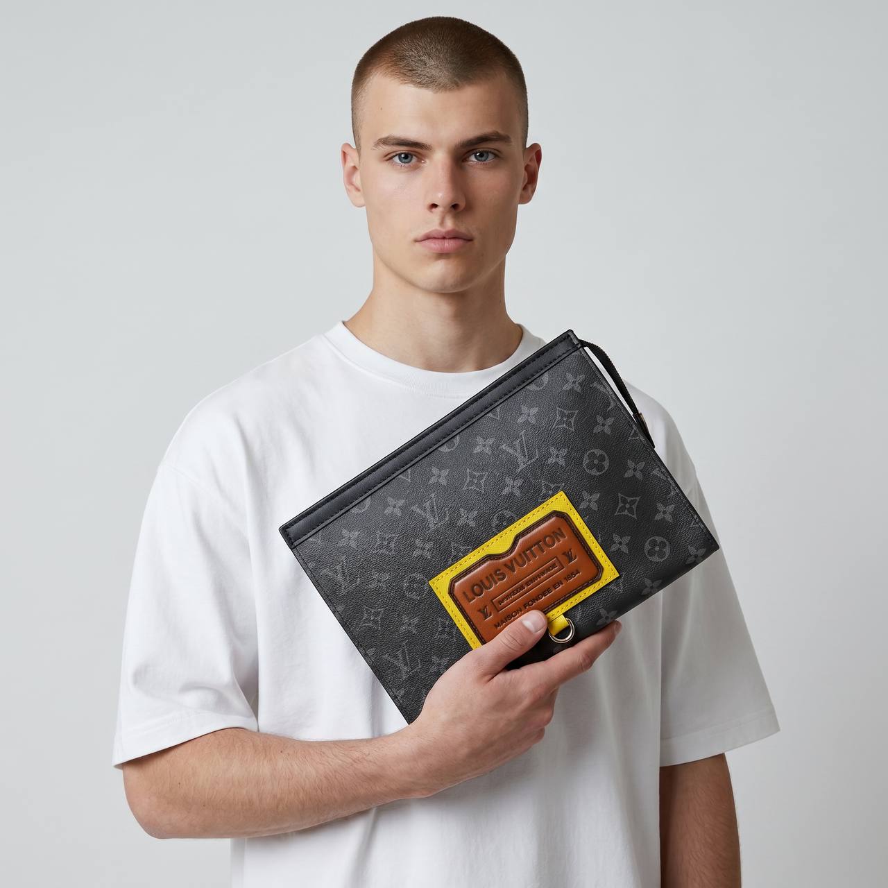 Louis Vuitton Monogram Eclipse Voyage Pouch 🖤✨ - MASTERPIECE