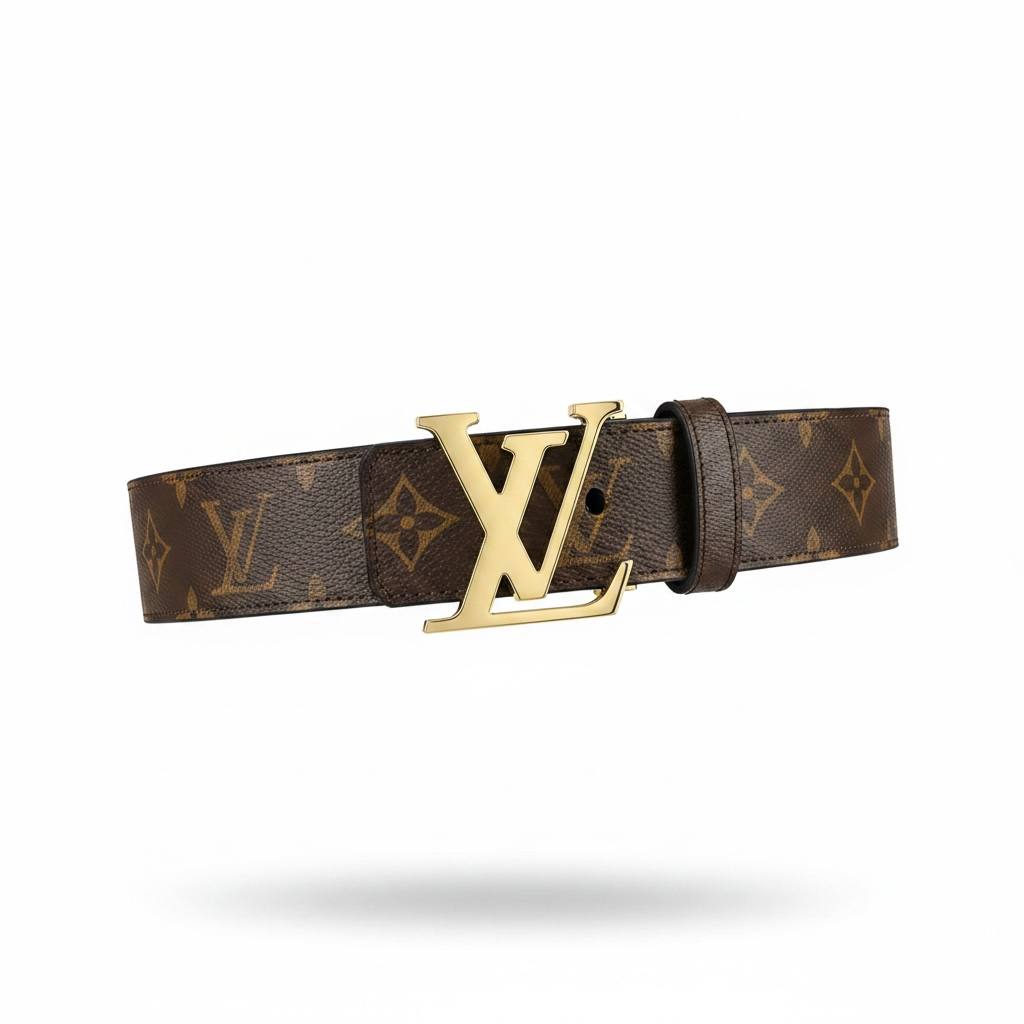 Louis Vuitton Monogram Gold Buckle Belt – 115CM Luxury Statement Piece 🤎✨ - MASTERPIECE