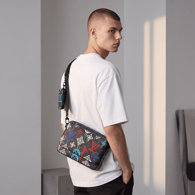 🎨 Louis Vuitton Monogram Graffiti Messenger Bag Set – Black - MASTERPIECE