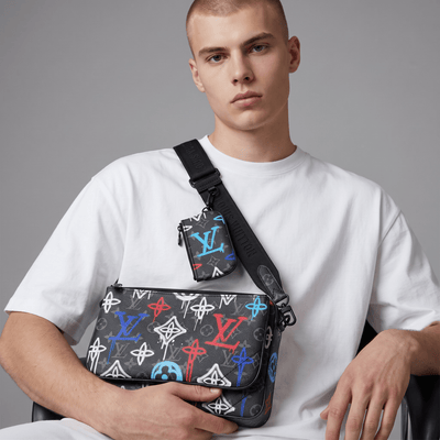 🎨 Louis Vuitton Monogram Graffiti Messenger Bag Set – Black - MASTERPIECE