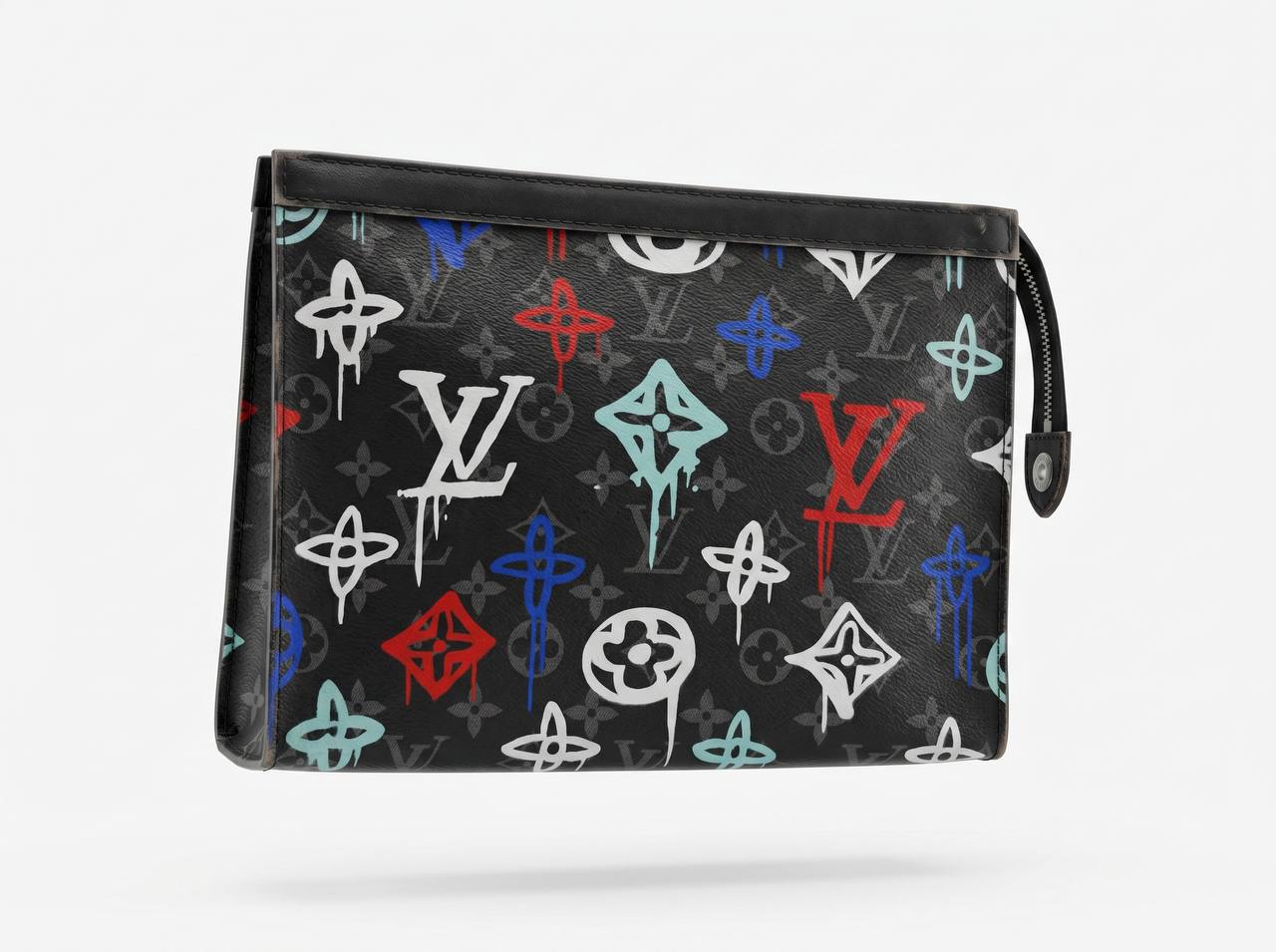 Louis Vuitton Monogram Graffiti Pochette – Black Multicolor 🎨🖤✨ - MASTERPIECE