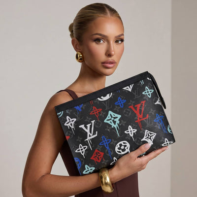 Louis Vuitton Monogram Graffiti Pochette – Black Multicolor 🎨🖤✨ - MASTERPIECE