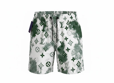 Louis Vuitton Monogram Green Tie - Dye Swim Shorts 🩳 | LV Luxury Beachwear - MASTERPIECE
