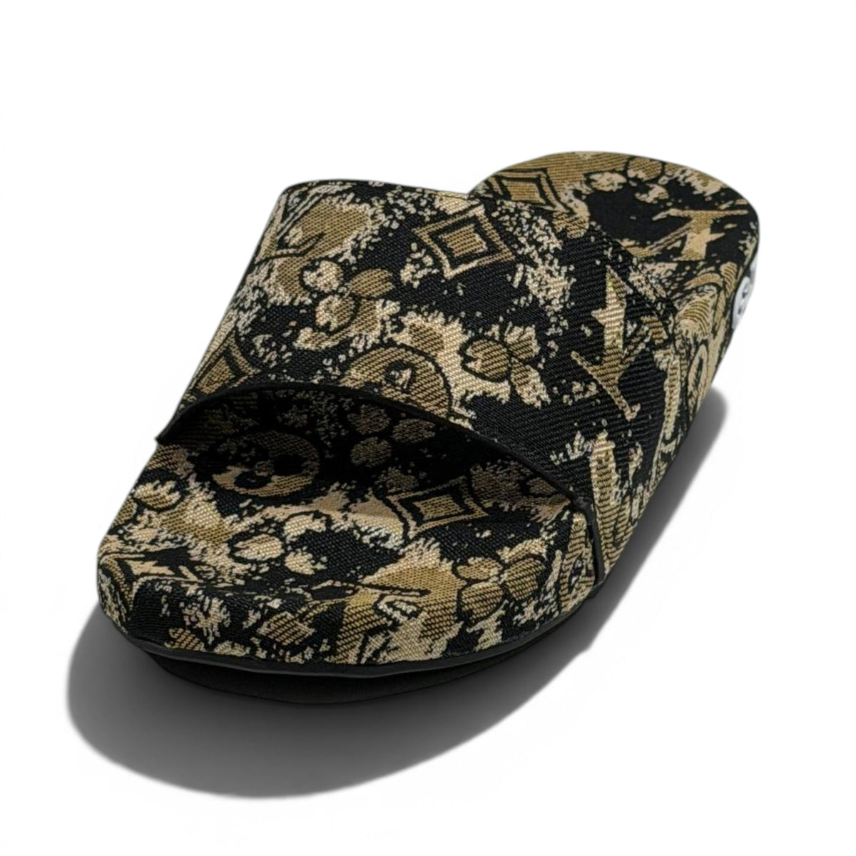 Louis Vuitton Monogram Inspired Slide Sandals – Luxury Designer Comfort Slippers ✨🖤 - MASTERPIECE