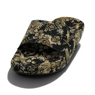 Louis Vuitton Monogram Inspired Slide Sandals – Luxury Designer Comfort Slippers ✨🖤 - MASTERPIECE