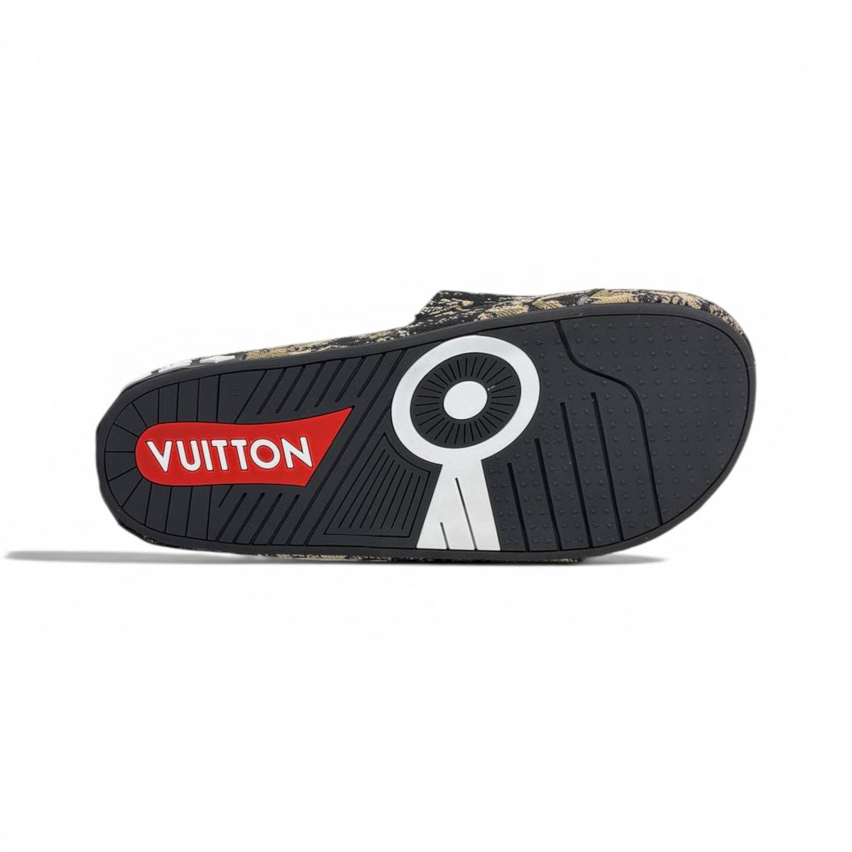 Louis Vuitton Monogram Inspired Slide Sandals – Luxury Designer Comfort Slippers ✨🖤 - MASTERPIECE