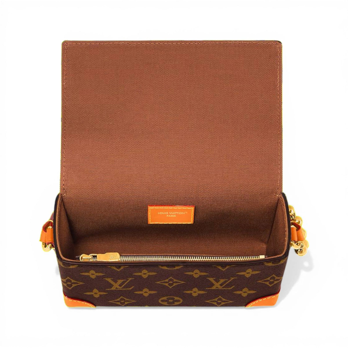 Louis Vuitton Monogram Lock Chain Crossbody Mini Bag ✨👜👑 - MASTERPIECE