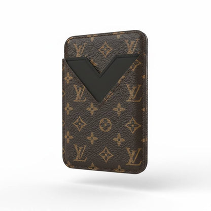 Louis Vuitton Monogram Magnetic Phone Card Holder – Luxury Stick - On Wallet Case 🤎📱✨ - MASTERPIECE