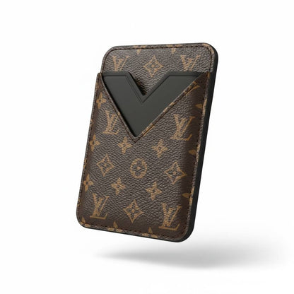 Louis Vuitton Monogram Magnetic Phone Card Holder – Luxury Stick - On Wallet Case 🤎📱✨ - MASTERPIECE