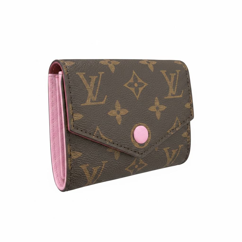Louis Vuitton Monogram Mini Chain Wallet – Luxury Crossbody Bag Brown & Pink ✨👜 - MASTERPIECE