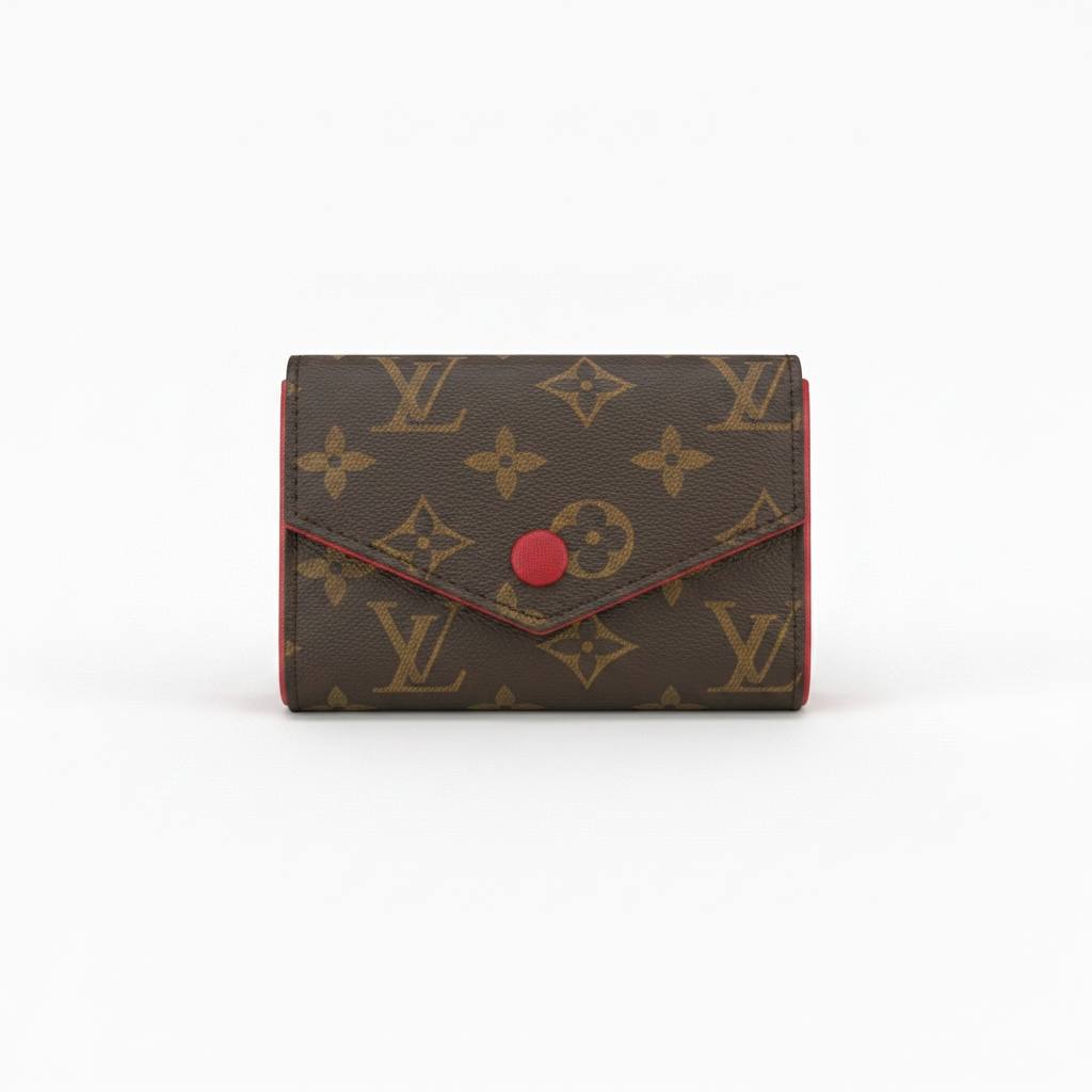 Louis Vuitton Monogram Mini Chain Wallet – Luxury Crossbody Bag Brown & Red ✨👜 - MASTERPIECE