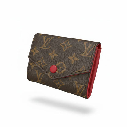 Louis Vuitton Monogram Mini Chain Wallet – Luxury Crossbody Bag Brown & Red ✨👜 - MASTERPIECE