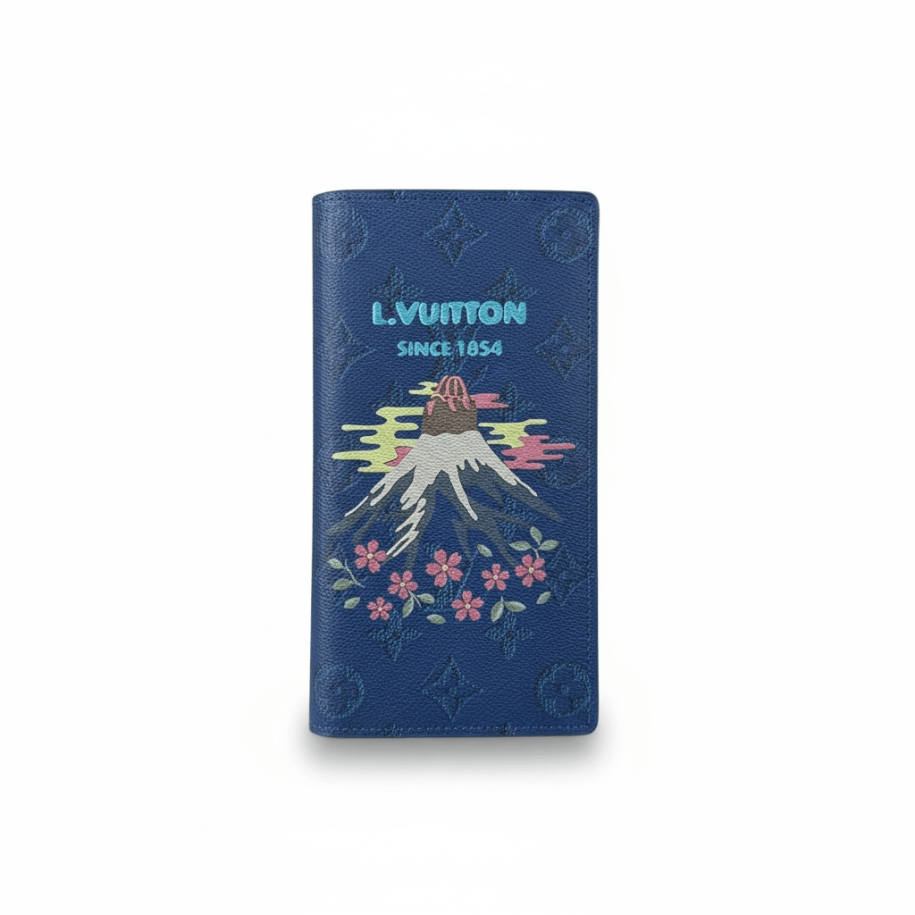 Louis Vuitton Monogram Mount Fuji Long Wallet – Blue 🏔️💙✨ - MASTERPIECE