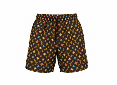 Louis Vuitton Monogram Multicolor Swim Shorts – Luxury Beach Essential 🌊✨ - MASTERPIECE