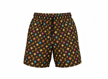 Louis Vuitton Monogram Multicolor Swim Shorts – Luxury Beach Essential 🌊✨ - MASTERPIECE