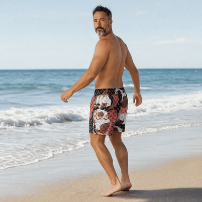 🩳 Louis Vuitton Monogram Patchwork Swim Shorts – Multicolor Edition ✨ - MASTERPIECE