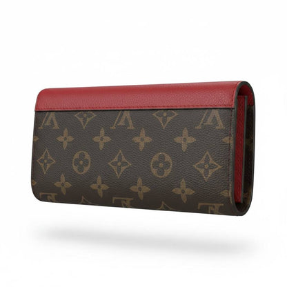 Louis Vuitton Monogram Red Lock Wallet – Luxury Women’s Statement Piece ❤️✨ - MASTERPIECE